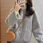 Fleece-Lined Wool Blend Coat - Image 6