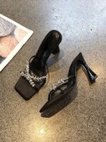 Open-Toe Ultra High Heels - Image 5