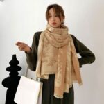 Fringed Soft Cashmere-Feel Scarf - Image 6