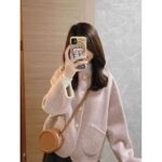Fleece-Lined Wool Blend Coat - Image 8