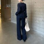 Relaxed Shirt & High-Waist Pants Set - Image 8