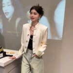 Stand Collar Button Front Short Jacket - Image 7
