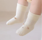 Newborn Baby Cartoon Mid-Calf Socks with Loose Cuff - Image 4
