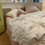 French Lace Trim Cotton Bedding Set - Image 6