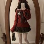 High Waist Lace Bow Mini Skirt - Image 2