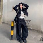Washed Denim Jacket and Barrel Pants - Image 4