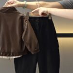 Boys Faux Leather Jacket Three-Piece - Image 4