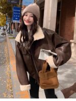 Vintage Faux Leather  Jacket - Image 4