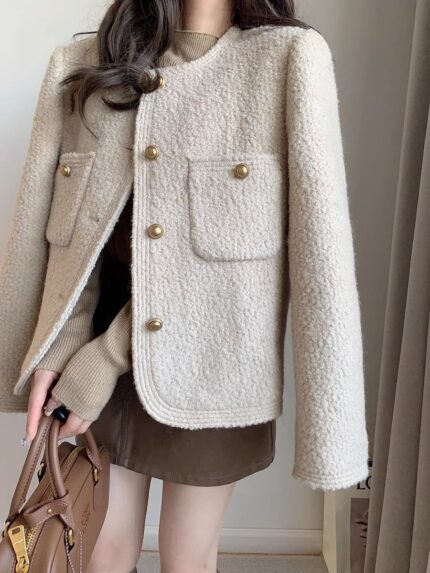 Quilted Tweed Jacket