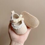 Baby Girl Lace Bow Princess Shoes - Image 2