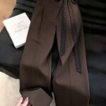 High-Waisted Wide-Leg Trousers