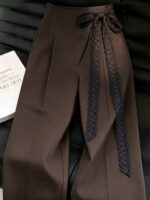 High-Waisted Wide-Leg Trousers - Image 4