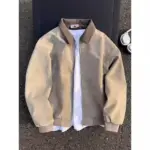 Unisex Tie-Dye PU Leather Harrington Jacket - Image 2