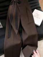 High-Waisted Wide-Leg Trousers - Image 8