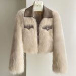 Faux Fur Cropped Jacket - Image 9