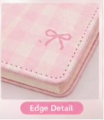 Cute Cartoon Floral Bow Notebook Cover - Image 3