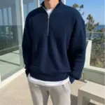 Half-Turtleneck Zip-Up - Image 2