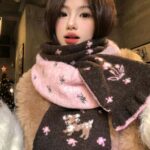 Double-Sided Knitted Scarf